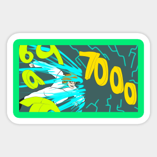 Manic 7K Sticker